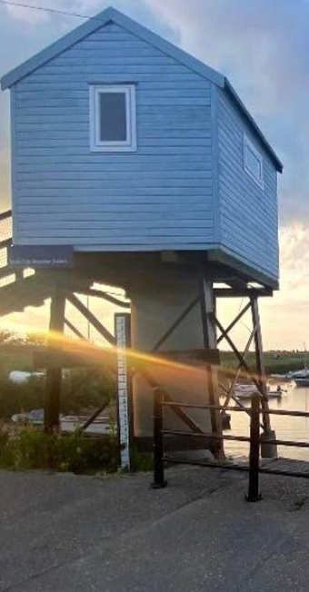 The Larn (Tide Gauge) at Wells Harbour, Wells-next-the-Sea